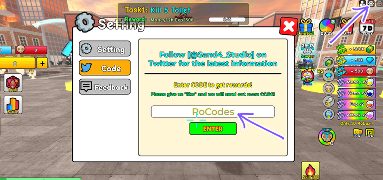 Toilet Fighter Simulator Codes Redeem