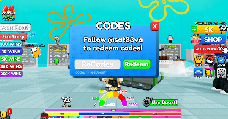 Meme race Codes Redeem Roblox