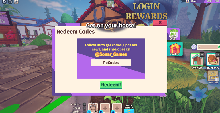 Roblox Horse Life Codes Redeem