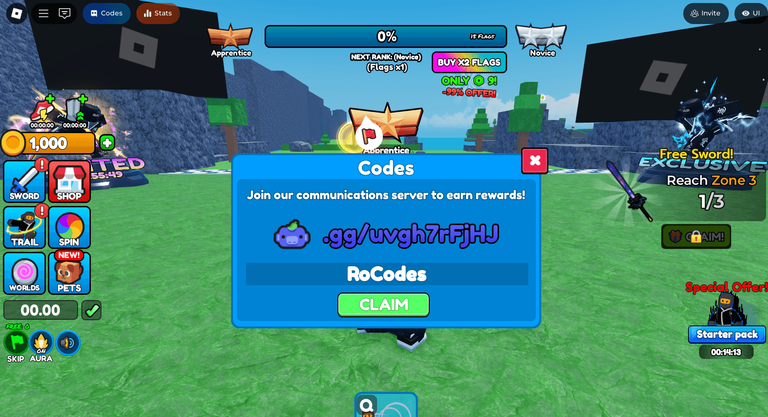 Roblox Ninja Parkour Codes Redeem