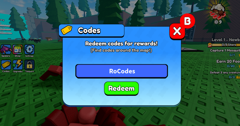 Roblox Spider Army Codes Redeem