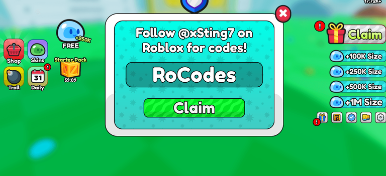 Roblox Be A Blob Codes Redeem