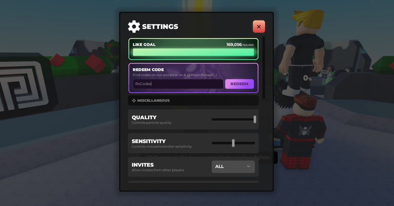 Roblox Project Smash Codes Redeem