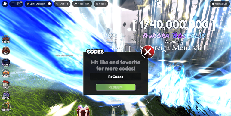 Roblox Immortal Luck Codes Redeem