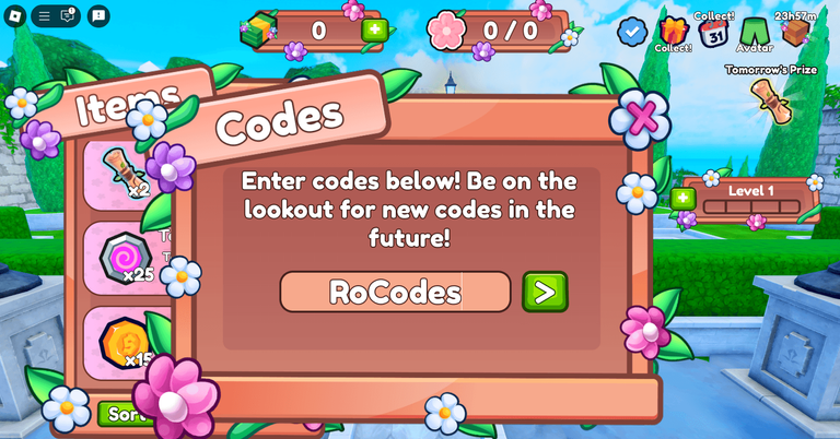 Flower Simulator Codes Roblox Redeem