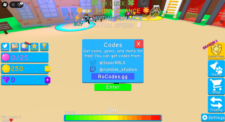 Roblox Paul's Bubble Gum Simulator Reborn Codes Redeem