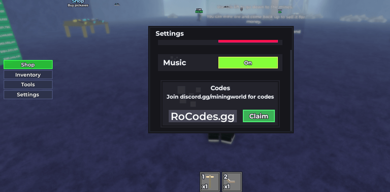 Mining World codes